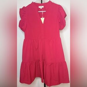 Entro Vibrant red woman Casual Dress